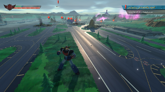 Combat with health bar and keyboard prompt